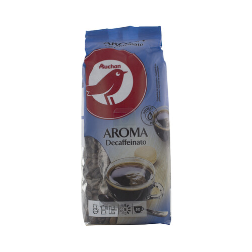 PRODUCTO ALCAMPO Café en grano descafeinado natural 250 g.