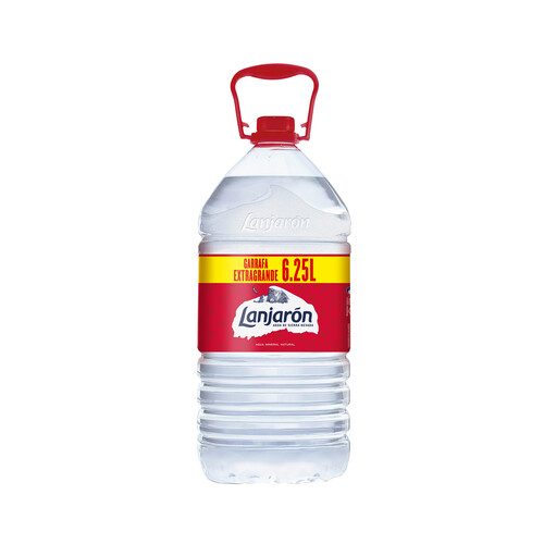 LANJARÓN Agua mineral en garrafa extragrande de 6, 25 l.