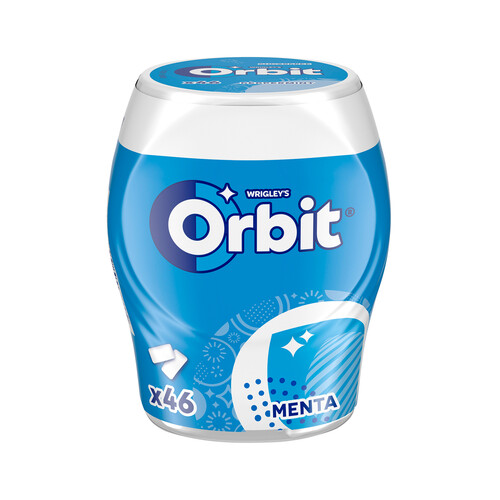 ORBIT Chicles de sabor a menta, 46 uds, 64 g.