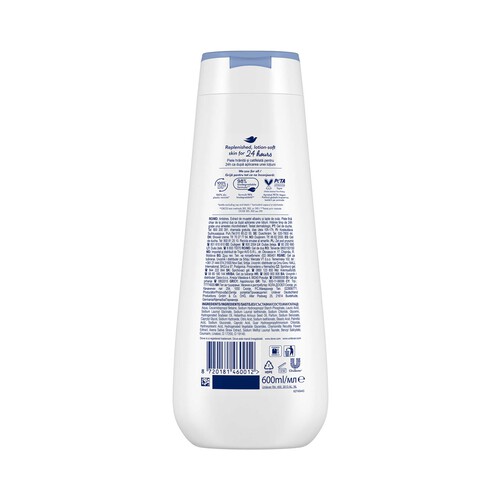 DOVE Advanced care Gel para ducha o baño con acción antiestres, para pieles secas 600 ml.