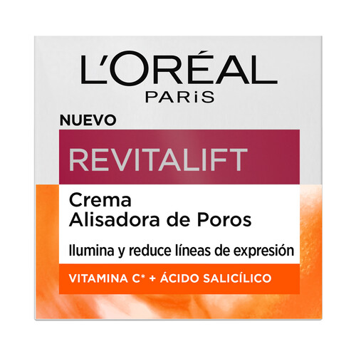 L´ORÉAL PARIS Revitalift Crema alisadora de poros, que ilumina y reduce líenas de expresión 50 ml.