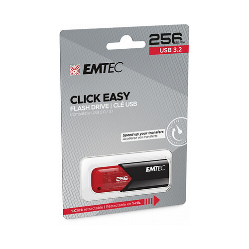 Memoria 256GB EMTEC Easy Click, usb 3.0.