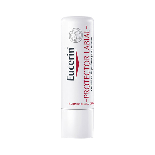 EUCERIN Protector labial con FPS 15, especial pieles sensibles EUCERIN.