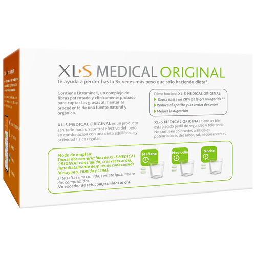 XLS MEDICAL Complemento alimenticio para el tratamiento y control general del exceso de peso 180 uds.