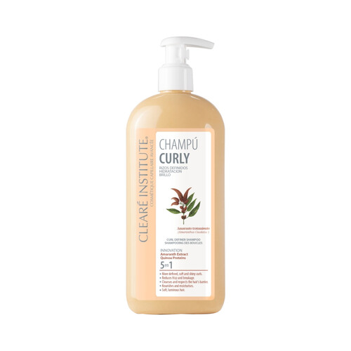 CLEARÉ INSTITUTE Curly Champú hidratante para unos rizos definidos 400 ml.