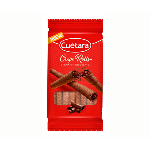 CUETARA Galleta rolls choco 144 gr.