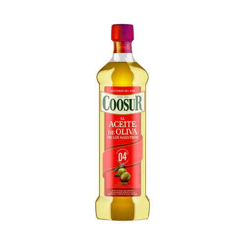 COOSUR Aceite de oliva suave botella de 1 l.