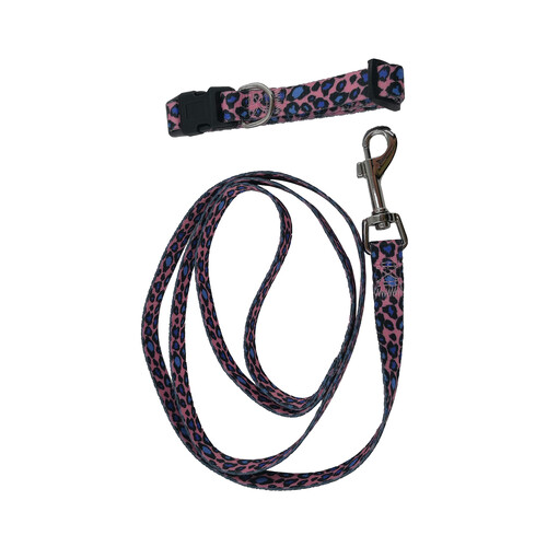 PRODUCTO ALCAMPO Fency Conjunto de collar tamaño S (25 - 35 cm) + correa (120 cm).