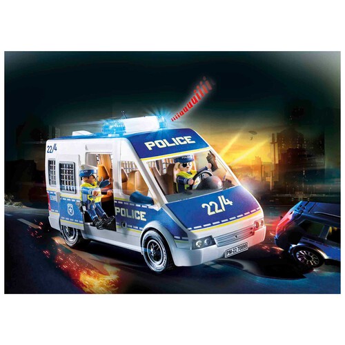 PLAYMOBIL coche de policía con luz y sonido