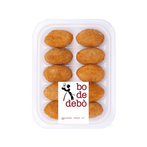 BO DE DEBÓ Croquetas fritas de jamón ibérico BO DE DEBÓ 10 uds.