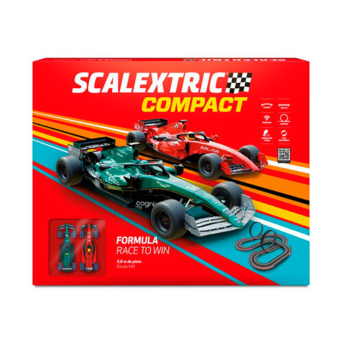 SCALEXTRIC Circuito Race To Win de 5,60 metros, en escala 1:43