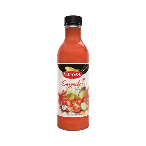 VICASOL Gazpacho con aceite de oliva virgen extra 750 ml.