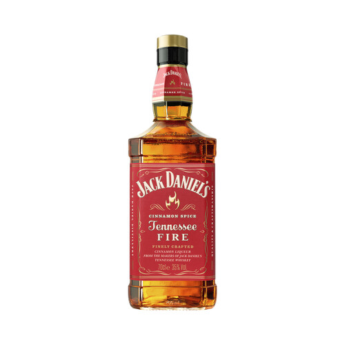  JACK DANIEL'S Fire Tennessee Whiskey con un toque de canela de Ceylna y un acabado picante 70 cl.