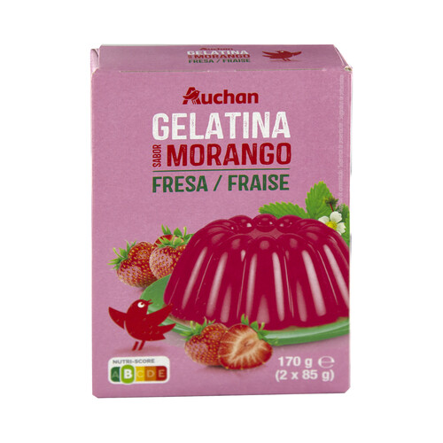 PRODUCTO ALCAMPO Gelatina sabor a fresa 2 x 85 g.