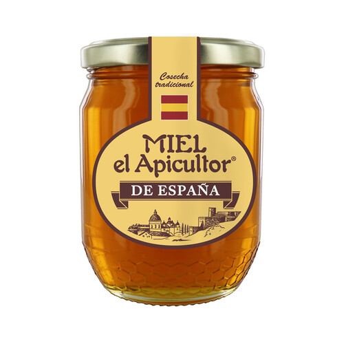 EL APICULTOR Miel multifloral de España 375 g.