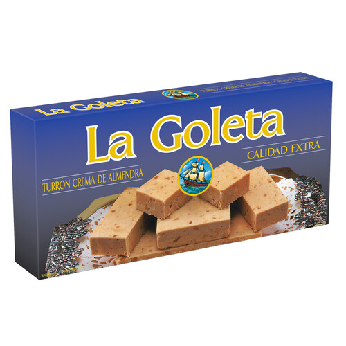 LA GOLETA Turrón crema de almendra sd 250 g.