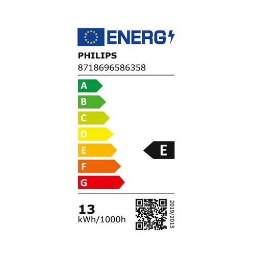 Bobilla Led GU10, 65W, luz fría, 4000K, 485lm, PHILIPS.