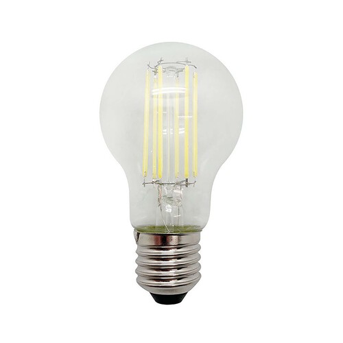 Bombilla Led E27 clase A, 4W=60W, luz blanca, 840lm, cristal transparente, PRODUCTO ALCAMPO