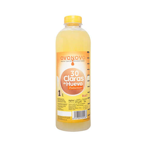 OVONOVO Huevo líquido (30 claras) pasteurizado 1l.