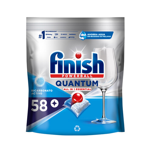 FINISH Quantum Essential Lavavajillas 58 uds 673 g
