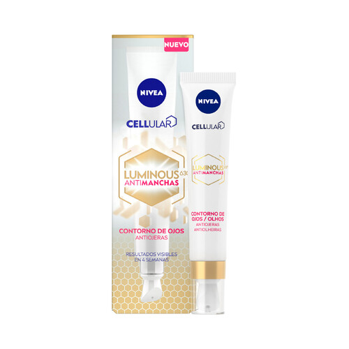 NIVEA Contorno de ojos con acción antiojeras NIVEA Cellular luminous 630 15 ml.