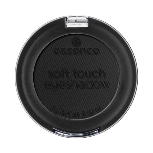 ESSENCE Soft touch tono 06 Pitch black Sombra de ojos de larga duración y textura polvo super suave.