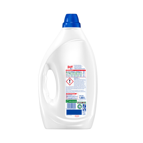 DIXAN 4 en 1 Detergente en gel para lavadora 40 dosis. 1,80 l.