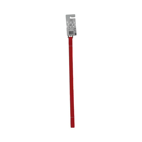 PRODUCTO ALCAMPO Correa de 2 cm. roja para perro 1.5 m.