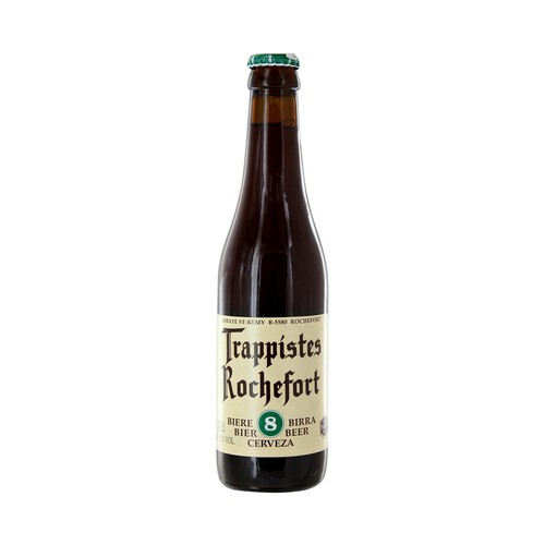 ROCHEFORT-8 Cerveza trapense belga botella 33 cl.