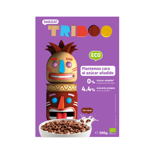 TRIBOO Cereales de cacao Bio TRIBOO 300 gr.