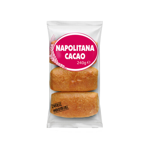 VICKY FOODS Napolitanas de cacao 6 uds x 240 g. 