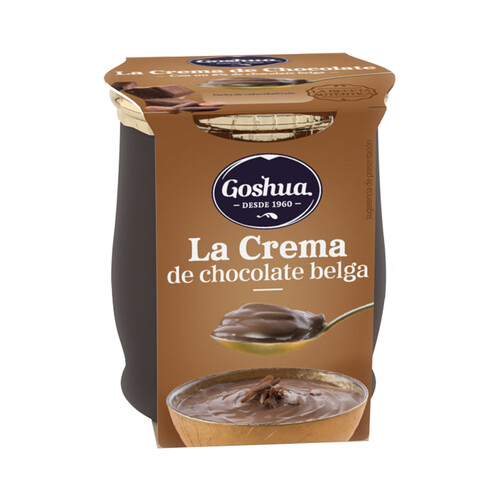 GOSHUA Crema de chocolate belga elaborada sin gluten GOSHUA 130 g.