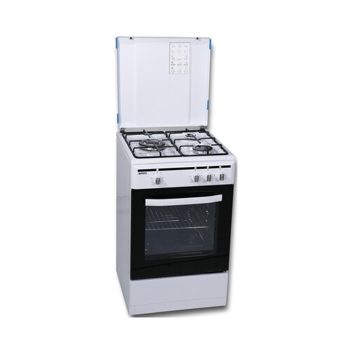 Cocina independiente a gas butano ROMMER VCH 350 FG, 3 fuegos. H: 88cm, A: 50cm, F: 55cm.