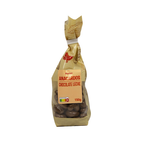 Anacardos con chocolate con leche ALCAMPO GOURMET 150 g.