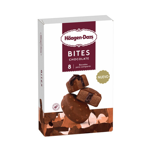 HÄAGEN-DAZS Bombones helados (bites) de chocolate 8 x 16 ml.