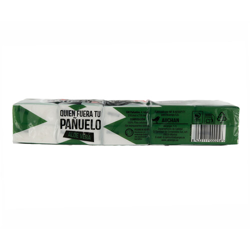 PRODUCTO ALCAMPO Pañuelo pocket aloe vera 4 capas 10 und 