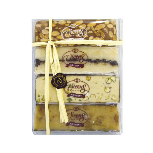 VICENS Turrón duro almendra chocolate 320 g.