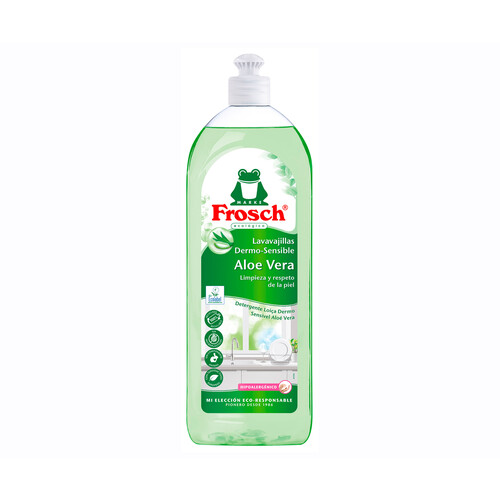 FROSCH Detergente lavavajillas loción con aloe vera FROSCH 750ml