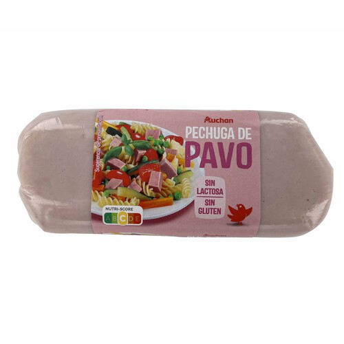 AUCHAN Pechuga de pavo cocida 400 g. Producto Alcampo