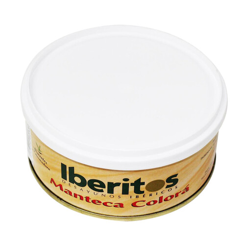 IBERITOS Manteca colorá IBERITOS lata de 250 g.