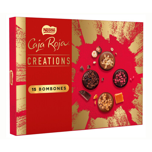 NESTLÉ Bombones caja roja creaciones 186 g.