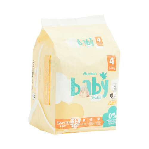 PRODUCTO ALCAMPO Baby Pants (braguitas) de aprendizaje talla 4 (8-15 kg) 22 uds.