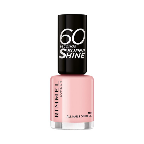  RIMMEL 60 seconds super shine tono 722 All nails on deck Esmalte de uñas .