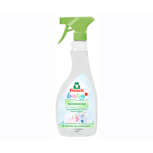 FROSCH Quitamanchas prelavado especial para ropa de bebé FROSCH Baby 500 ml.