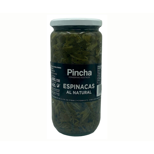 PINCHA Espinacas al natural 425 g.