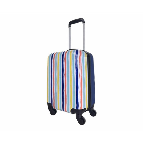 Maleta de cabina rígida multicolor, 50 cm, 4 ruedas, AIRPORT ALCAMPO.