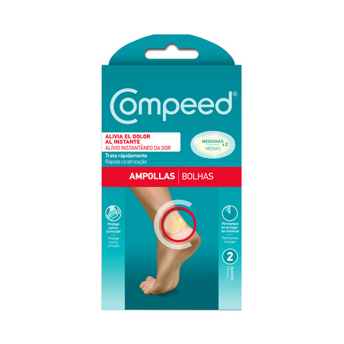 COMPEED Apósito antiampollas de tamaño mediano COMPEED 2 uds.