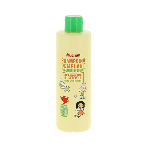 PRODUCTO ALCAMPO Champú desenredante infantil, con aroama a melón y manzana 250 ml.