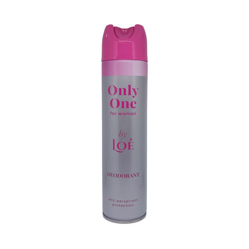 LOÉ Only one Desodorante en spray para mujer con protección antitranspirante 200 ml.