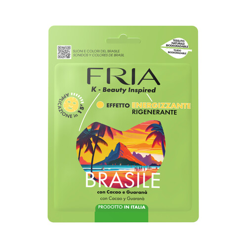 FRIA Brasil Mascarilla facial energizante con cacao y guaraná.